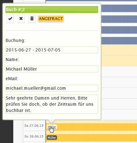 Bearbeitungs-PopUp